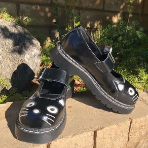 *SOLD*TUK black cat Mary Janes sz 9